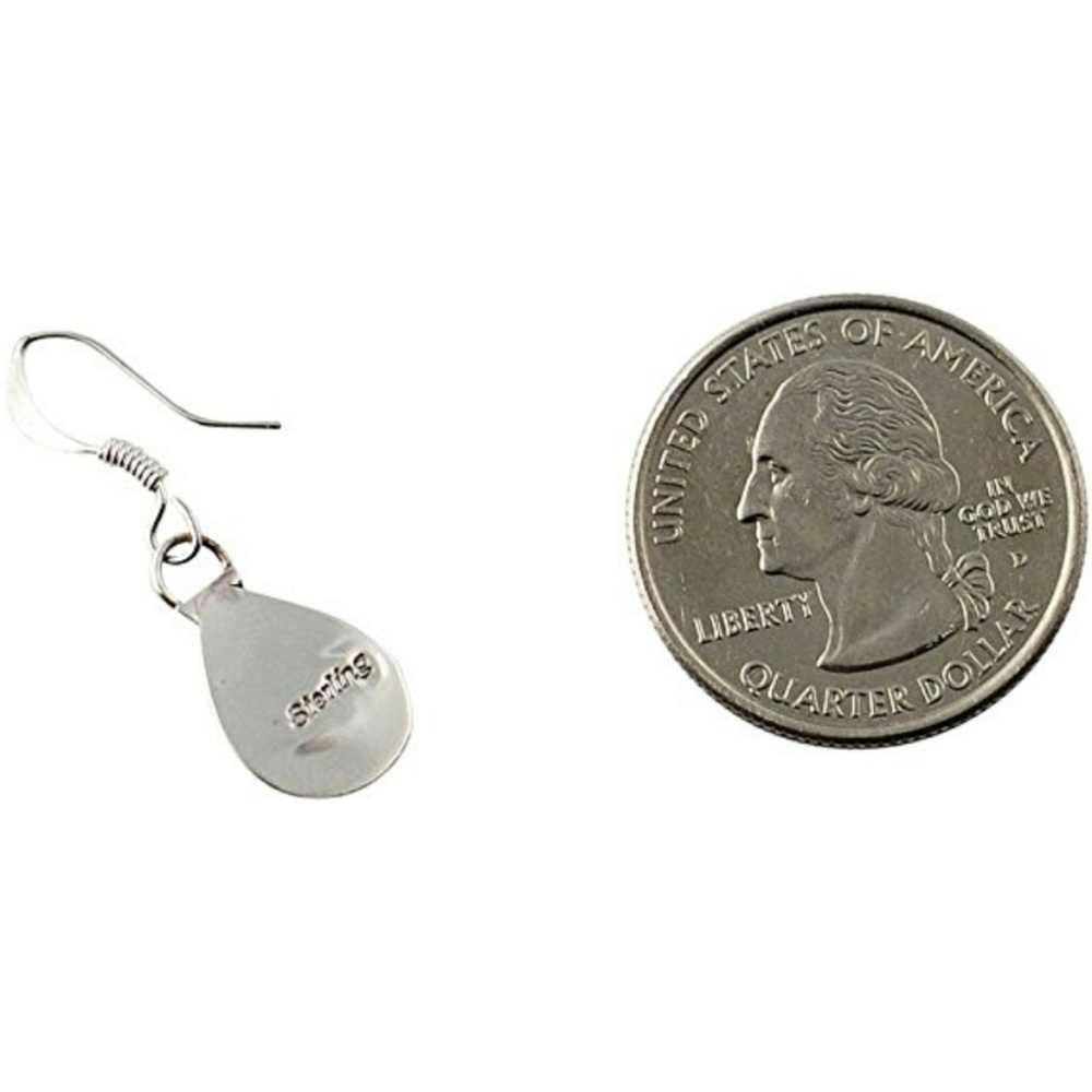 Coral Bear Paw Small Dangle Earrings - Picture 3 of 3